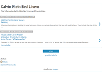 Tablet Screenshot of calvin-klein-bed-linens.blogspot.com