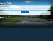 Tablet Screenshot of blast4trafficnow.blogspot.com