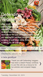 Mobile Screenshot of defendingveggies.blogspot.com