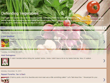 Tablet Screenshot of defendingveggies.blogspot.com