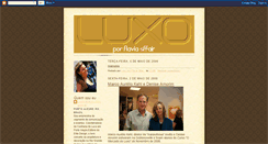 Desktop Screenshot of luxoporflaviasffair.blogspot.com