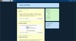 Desktop Screenshot of kieraandbaby.blogspot.com
