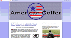 Desktop Screenshot of americangolfer.blogspot.com