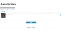 Tablet Screenshot of diamonddisease.blogspot.com