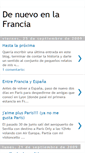 Mobile Screenshot of denuevoenlafrancia.blogspot.com