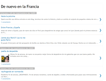 Tablet Screenshot of denuevoenlafrancia.blogspot.com
