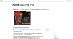 Desktop Screenshot of maniaticosweb.blogspot.com