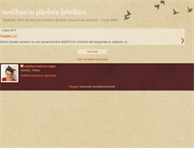 Tablet Screenshot of neslihanincikolatafabrikasi.blogspot.com