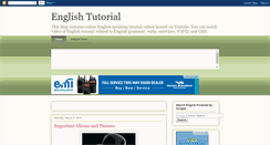 Desktop Screenshot of english-tutorial2.blogspot.com