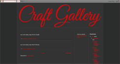 Desktop Screenshot of craftgalleryfindlayohio.blogspot.com