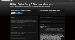 Desktop Screenshot of billion-dollar-baby.blogspot.com