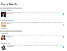Tablet Screenshot of priscillaehistoria.blogspot.com