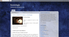 Desktop Screenshot of escathologia.blogspot.com