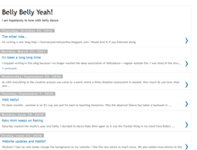 Tablet Screenshot of bellybellyyeah.blogspot.com
