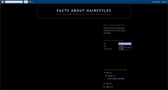 Desktop Screenshot of facts-about-hairstyles.blogspot.com