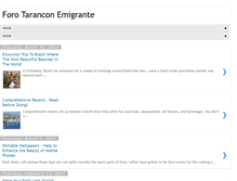 Tablet Screenshot of foro-tarancon-emigrante.blogspot.com