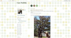 Desktop Screenshot of iammatilda.blogspot.com