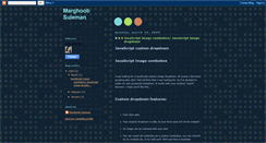 Desktop Screenshot of marghoobsuleman.blogspot.com