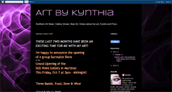 Desktop Screenshot of kynthiaart.blogspot.com