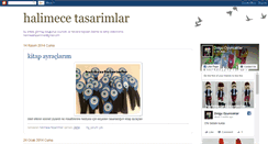 Desktop Screenshot of halimecetasarimlar.blogspot.com