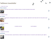 Tablet Screenshot of halimecetasarimlar.blogspot.com