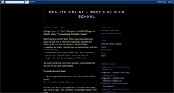 Desktop Screenshot of englishwshs.blogspot.com
