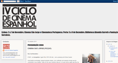 Desktop Screenshot of ciclodecinemaespanhol.blogspot.com