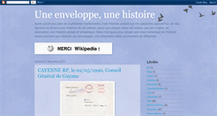 Desktop Screenshot of histoiresdenveloppes.blogspot.com