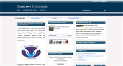 Desktop Screenshot of beasiswainfo.blogspot.com