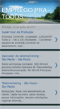 Mobile Screenshot of empregopratodos.blogspot.com