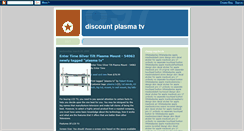 Desktop Screenshot of discount-plasma-tv.blogspot.com