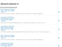 Tablet Screenshot of discount-plasma-tv.blogspot.com