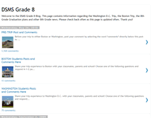 Tablet Screenshot of dsmsgrade8.blogspot.com