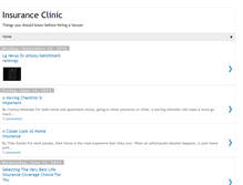 Tablet Screenshot of insurance-clinic1st.blogspot.com