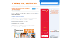Desktop Screenshot of examendeadmision.blogspot.com