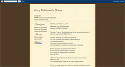 Desktop Screenshot of garytherobinson.blogspot.com