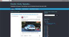 Desktop Screenshot of doctorandyspeaks.blogspot.com