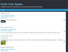 Tablet Screenshot of doctorandyspeaks.blogspot.com