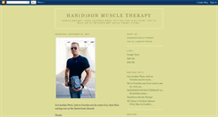 Desktop Screenshot of handsonmuscletherapy.blogspot.com