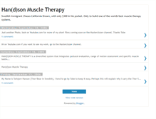 Tablet Screenshot of handsonmuscletherapy.blogspot.com