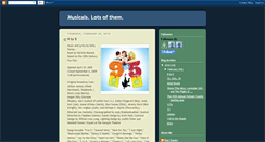 Desktop Screenshot of dtmusicals.blogspot.com