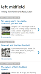 Mobile Screenshot of leftmidfield.blogspot.com