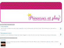 Tablet Screenshot of princessesatplay.blogspot.com