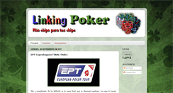 Desktop Screenshot of linkingpoker.blogspot.com