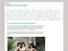 Tablet Screenshot of modelartiscantik.blogspot.com