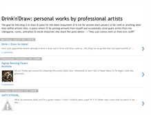 Tablet Screenshot of drinkndraw.blogspot.com