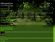 Tablet Screenshot of lifelearnlove.blogspot.com