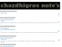 Tablet Screenshot of chazdhigros.blogspot.com