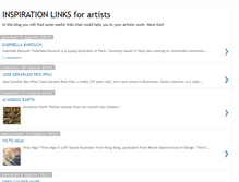 Tablet Screenshot of linkstoartists.blogspot.com