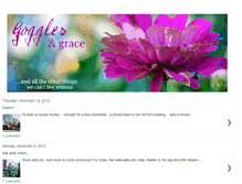 Tablet Screenshot of gogglesandgrace.blogspot.com